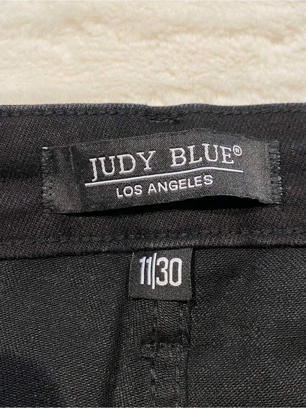 (11) Judy Blue Wide Leg Crop Jean Perfect Storm Black High Waist 30 Cropped - Picture 4 of 14